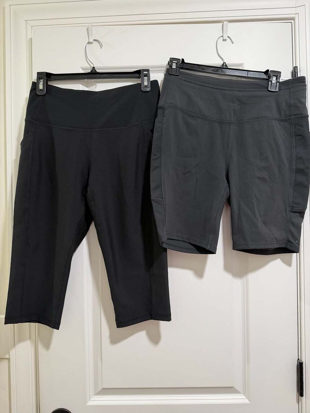 2 black workout pants 32 cool and Modetta size medium